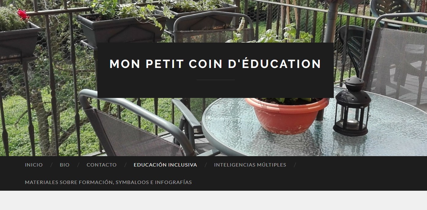 Portada del Blog Coral Elizondo: Mon petit coin d´education