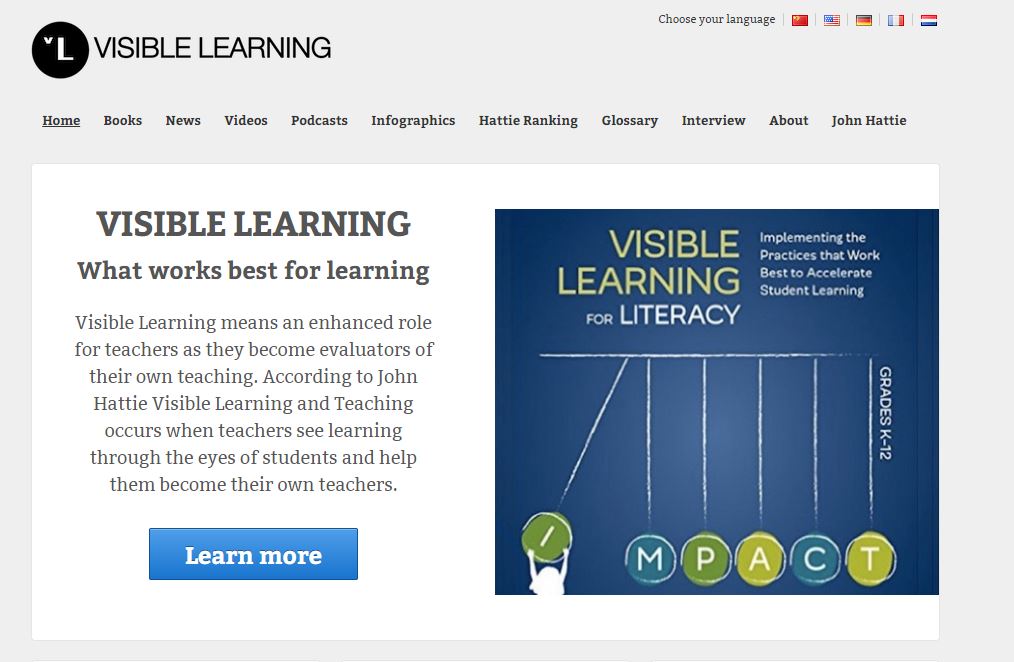 Web visible learning