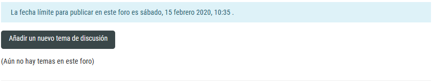 Añadir un nuevo tema de discusión