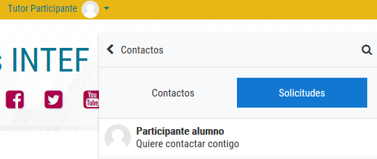Solicitudes en mensajes