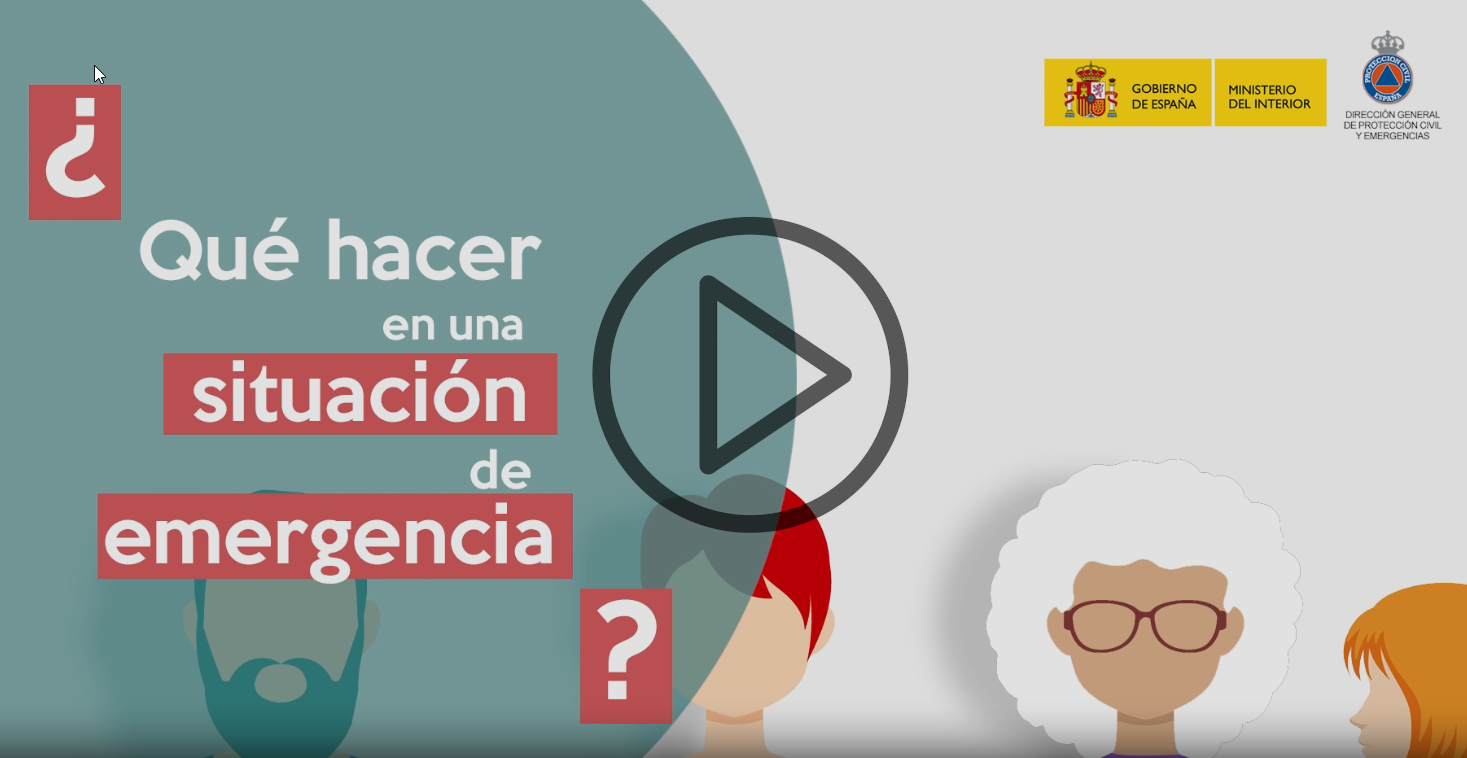 Video sobre qué hacer en caso de emergencia