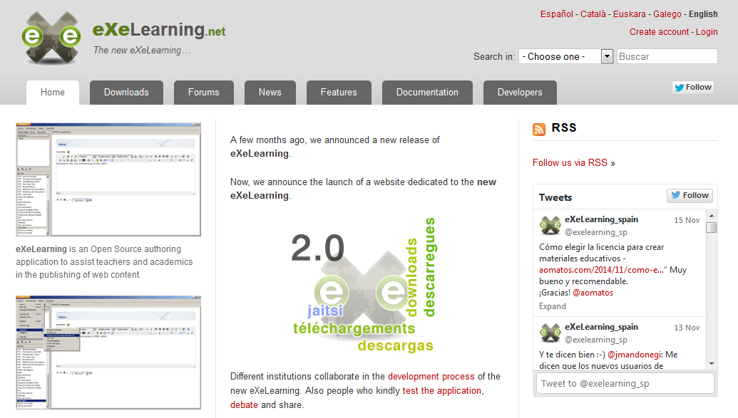 Course Image Exelearning y otras herramientas