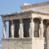 Las Cariátides griegas en la Acrópolis